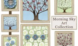 New blue and green wall art collection