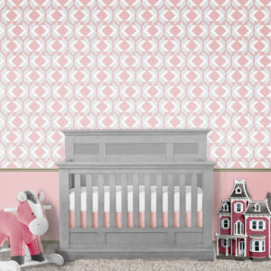 Fabric & Wallpaper: Small Lattice, Soft Pink
