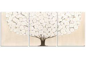 Tree Painting in Neutral Khaki and Brown | 3 Canvas Size Options