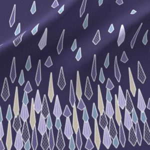 Fabric & Wallpaper: Falling Rain Border in Purple