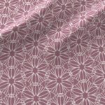 Fabric & Wallpaper: Geometric Flowers in Pink