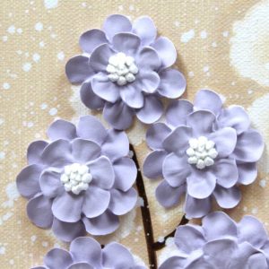 Lavender Nursery Art Flower Painting on Canvas | Small