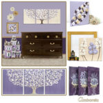 Color Ideas for a Nursery: Lavender, Khaki