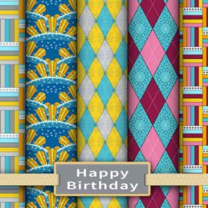 Birthday Party Fabric