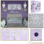 Color Ideas for a Nursery: Lilac, Gray
