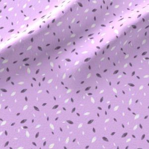 Fabric & Wallpaper: Leaf Prints in Lilac
