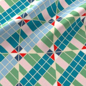 Fabric & Wallpaper: 1960s Inspired Quilt Square