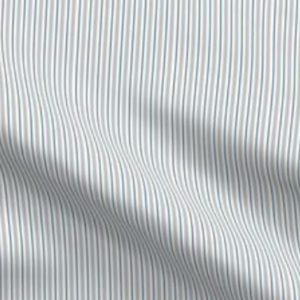 Fabric & Wallpaper: Pinstripes in Blue, Gray, White