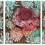 New Art Design: Dahlias and Roses