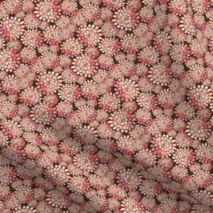 Fabric & Wallpaper: Boho Dahlia Flower in Peach