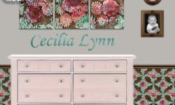 Matching art and wallpaper for nursery