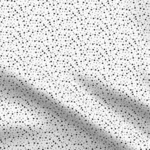 Fabric & Wallpaper: Black Dots on White Ditsy