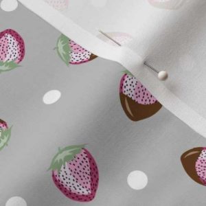 Fabric & Wallpaper: Valentine Chocolate Covered Strawberries