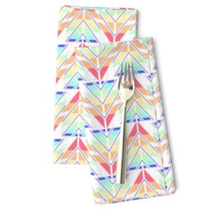 Fabric & Wallpaper: Valentine Rainbow Arrows