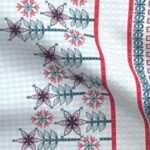 Fabric & Wallpaper: Patriotic Dress Hem Border