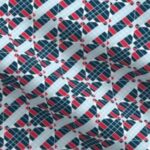 Fabric & Wallpaper: Red, White, Blue Patchwork Quilt Blocks