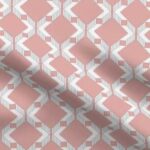 Fabric & Wallpaper: Diamond Lattice, Pink