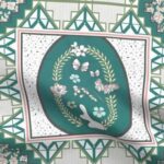 Fabric & Wallpaper: Quilt Blocks, Woodland Easter, Teal