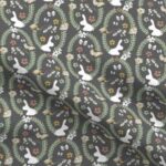 Fabric & Wallpaper: Woodland Rabbits, Earth Tones