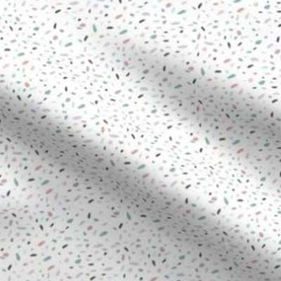 Easter egg speckled terrazzo fabric