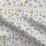 Fabric & Wallpaper: Easter Gingham, Earth Tones
