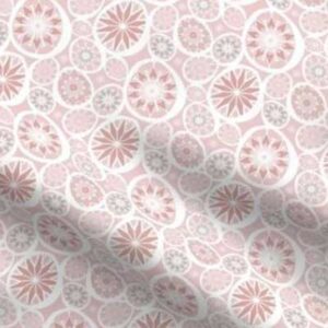 Fabric & Wallpaper: Ornate Easter Eggs, Pink