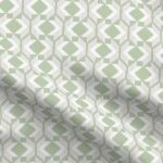 Fabric & Wallpaper: Small Lattice, Light Green