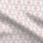 Fabric & Wallpaper: Small Lattice, Soft Pink