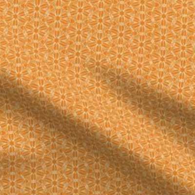 Fabric pattern of orange rings