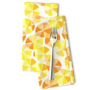 Fabric & Wallpaper: Lemon and Orange Slices