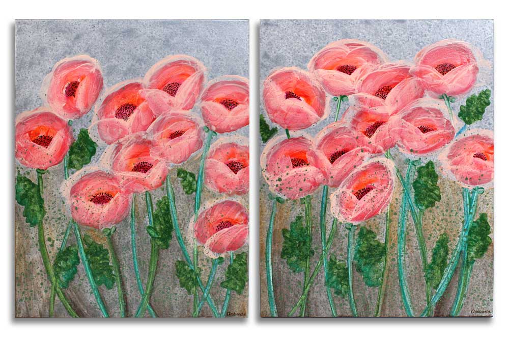 Full view of Painting of Wild Poppies