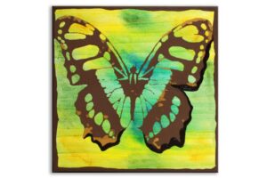 Bright Butterflies in Yellow, Green | Small