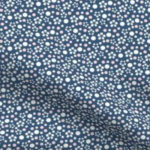 Fabric & Wallpaper: Dots and Apple Blossoms in Blue, Pink, White