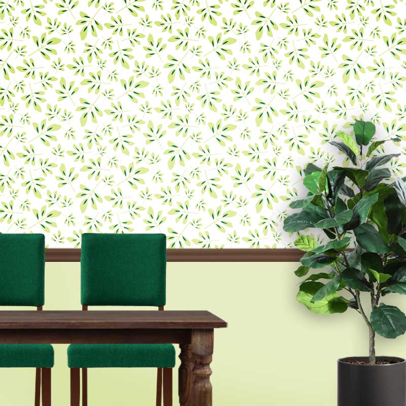Green leaf tropical wallpaper