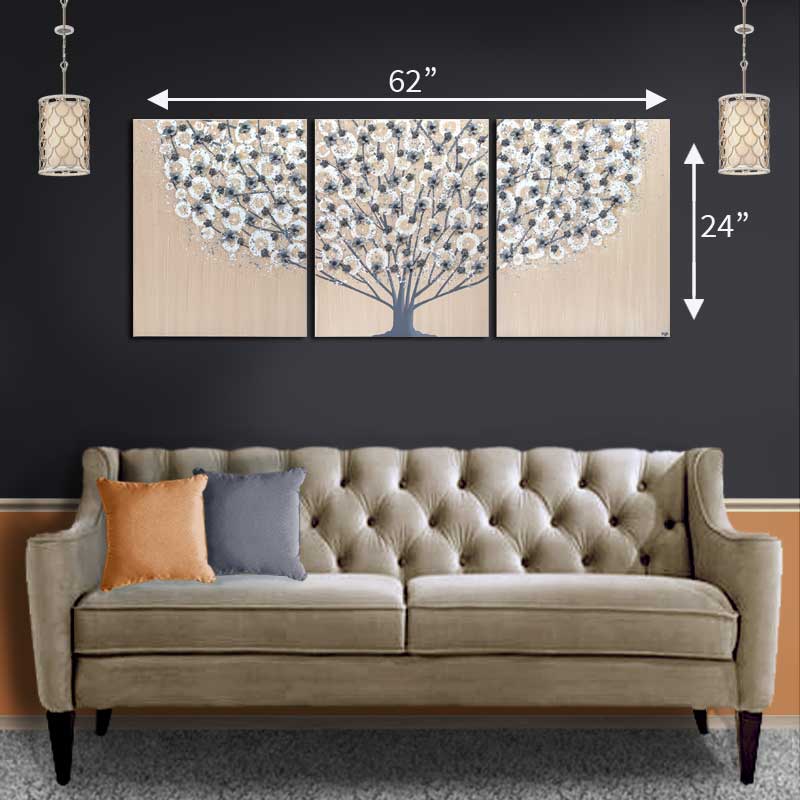 Extra Large size guide for Khaki and Gray Apple Tree