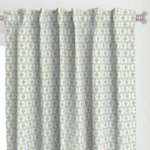 Fabric & Wallpaper: Small Lattice, Light Green