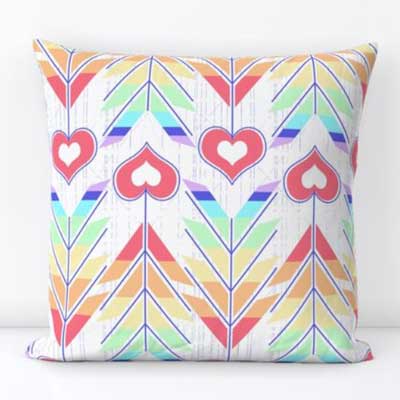 Follow your arrow pillow