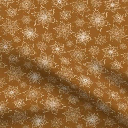 Fabric: Snowflakes on Ginger
