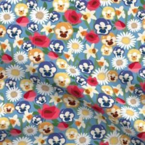 Fabric & Wallpaper: Wonderland Floral, True Blue