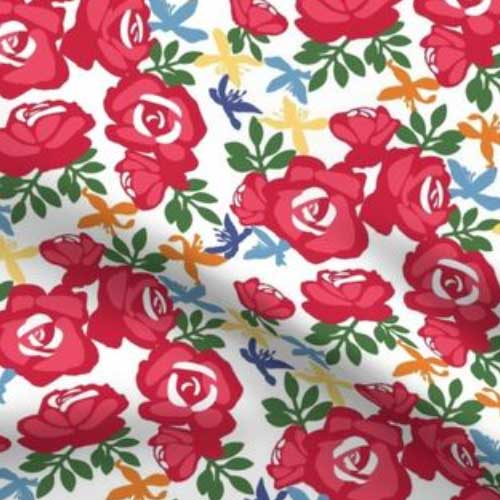Fabric for rose queen dress bodice
