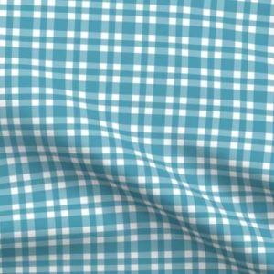 Fabric & Wallpaper: Windowpane Checks in Blue