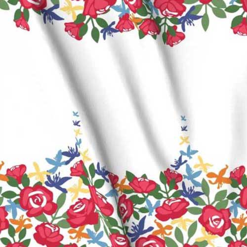 Border Fabric for Rose Queen wonderland costume dress