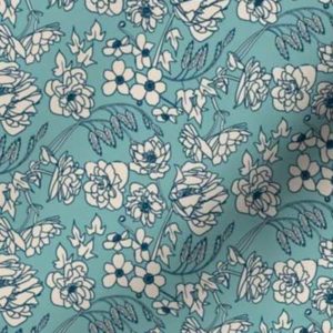 Fabric & Wallpaper: Art Deco Wildflowers