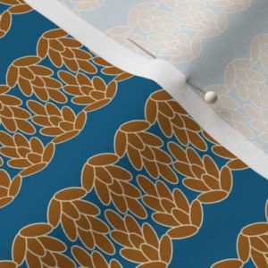 Fabric: Gingerbread Cookie Pinecone Border