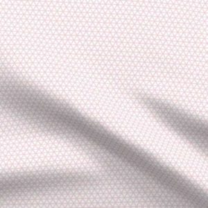 Fabric & Wallpaper: Triangle Lattice in Pink, White