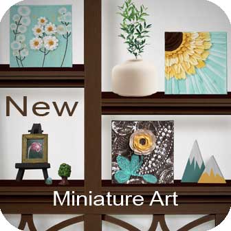 Miniature Paintings for a tiny art collection