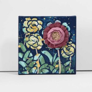 3D Colorful Peony on Subtractive Painting | Mini