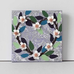 Lavender Heart Painting | Mini